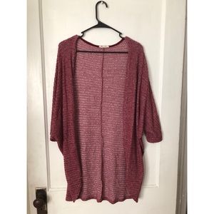 Light plum cardigan